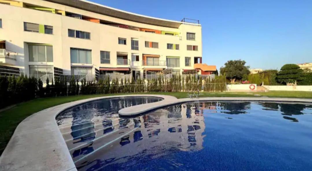 Apartamento Paz Con Terraza Y Vistas Al Mar Oliva Exterior foto