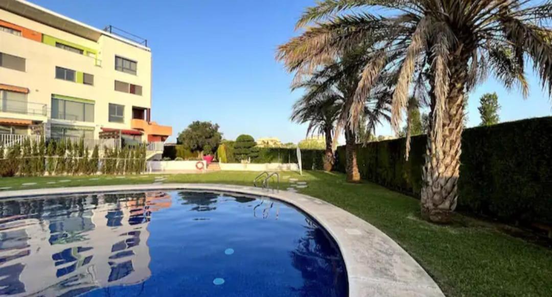 Apartamento Paz Con Terraza Y Vistas Al Mar Oliva Exterior foto