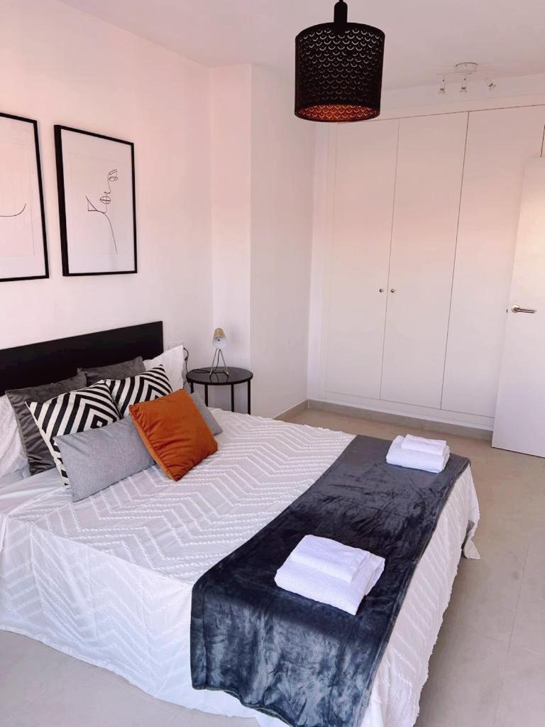 Apartamento Paz Con Terraza Y Vistas Al Mar Oliva Exterior foto
